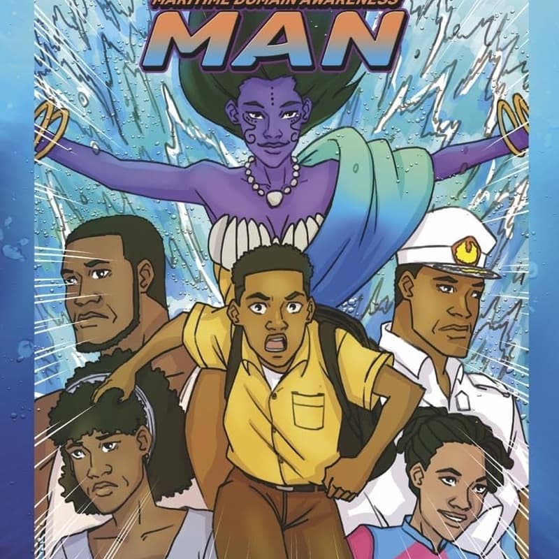 Cover Image for Talk with Nick Tomb, Author of Adventures of Maritime Domain Awareness Man