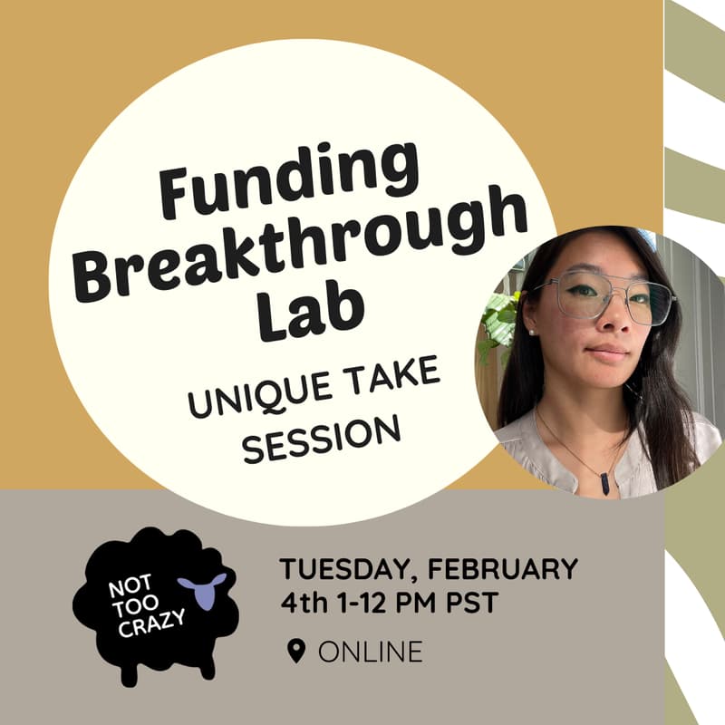 Cover Image for Funding Breakthrough Lab: Unique Take Session