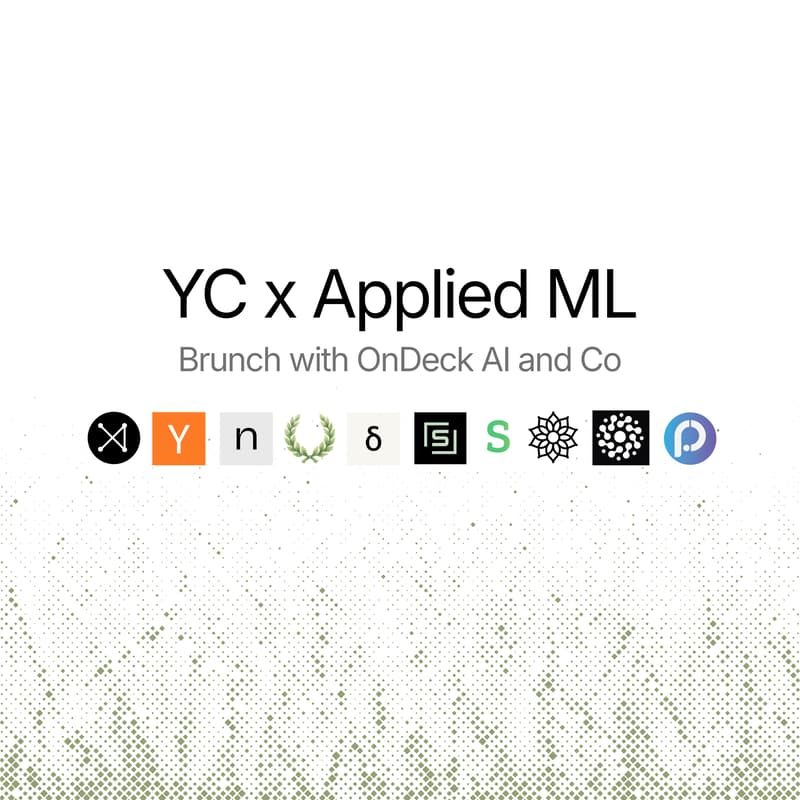 Cover Image for YC x Applied ML - Brunch with YC & Founders