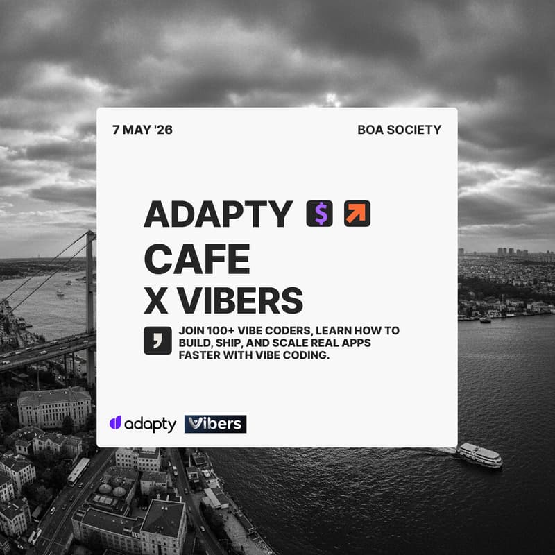 Cover Image for Adapty Café x Vibers - Istanbul