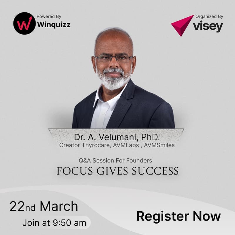 Cover Image for Focus Gives Success– An Exclusive Q&A with Dr. A. Velumani