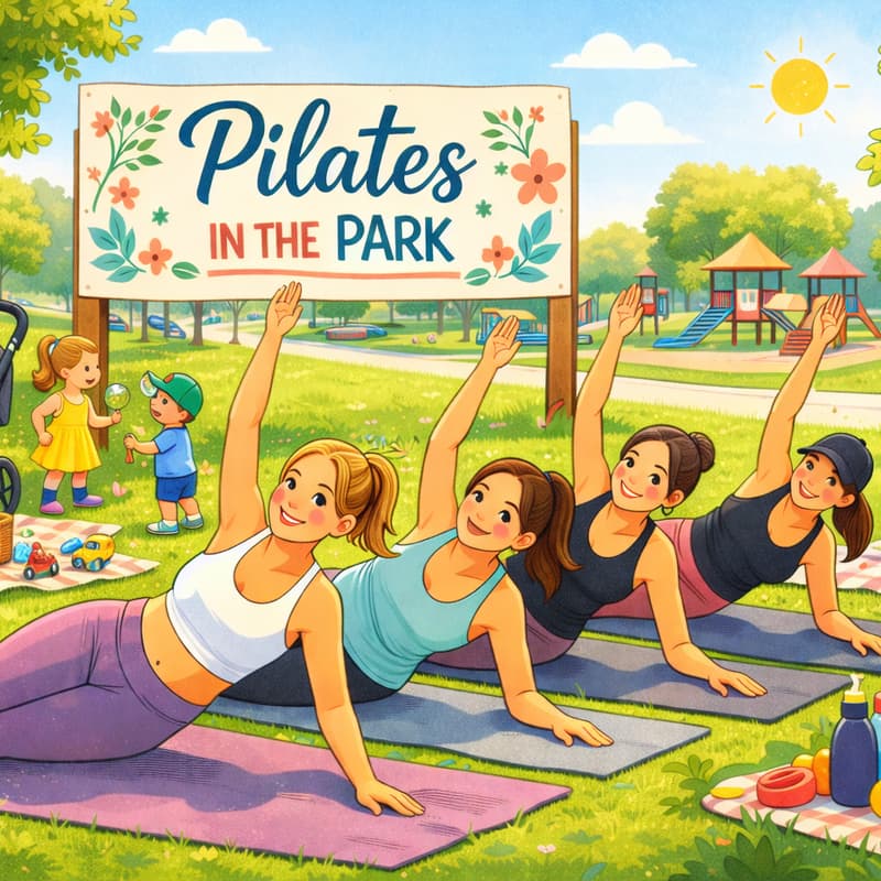 Cover Image for Flow with Kiddos - Pilates in the Park