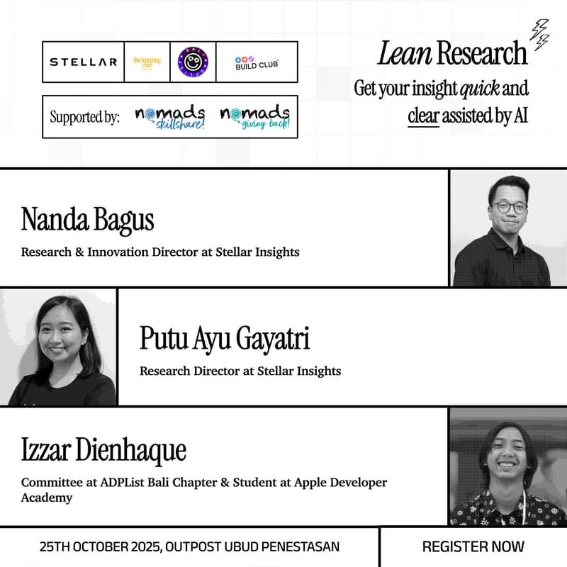 Cover Image for Lean Research: Get your insight quick and clear assisted by AI 🔍