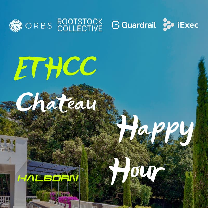 Cover Image for 🇫🇷 ETHCC Château Happy Hour w/ Halborn, Guardrail, Orbs, iExec & Rootstock Collective 🥂