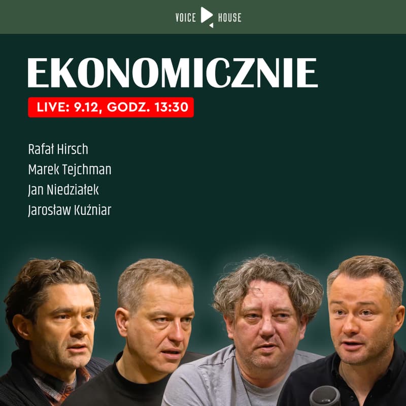 Cover Image for Ekonomicznie LIVE: Rok 2025 w polskiej i światowej gospodarce. Tylko dla zapisanych