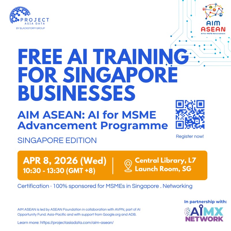 Cover Image for AI Training for Businesses – AIM ASEAN Certification Programme (Full Programme) X AIMX Network