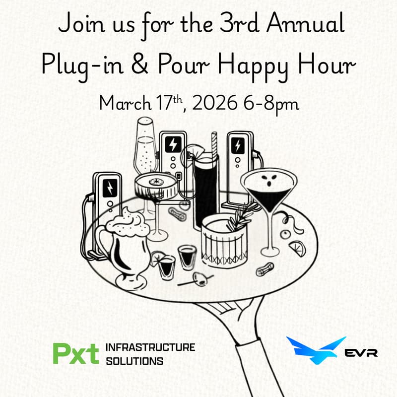 Cover Image for 3rd Annual Plug in & Pour Happy Hour at EVCS