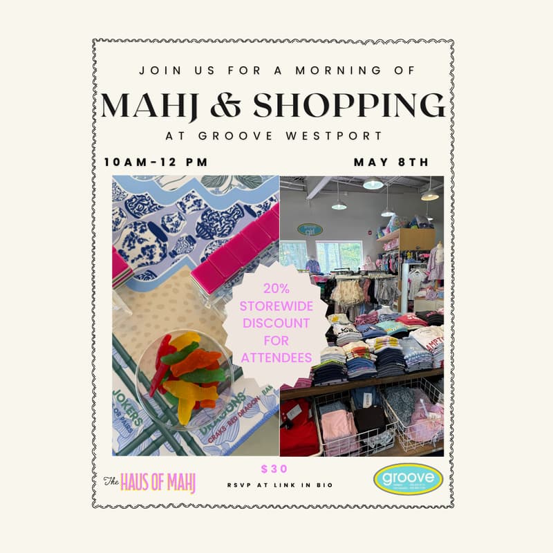 Cover Image for Mahj + Shop at Groove