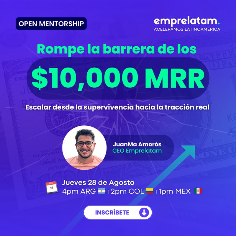 Cover Image for Rompé la barrera de los $10,000 MRR