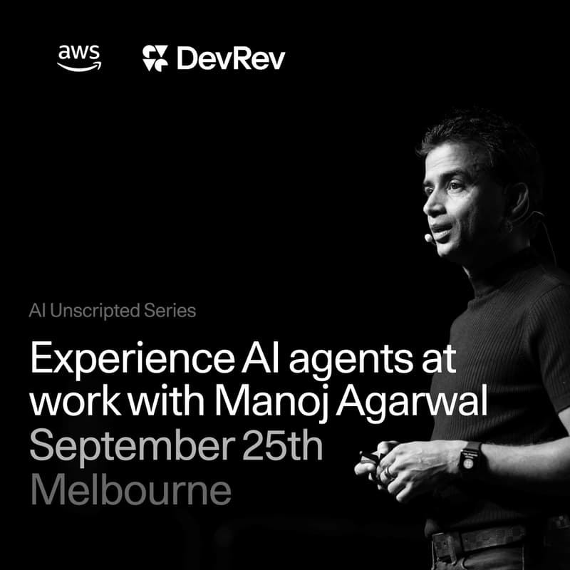 Cover Image for AI Unscripted Series: Experience AI agents at work with Manoj Agarwal