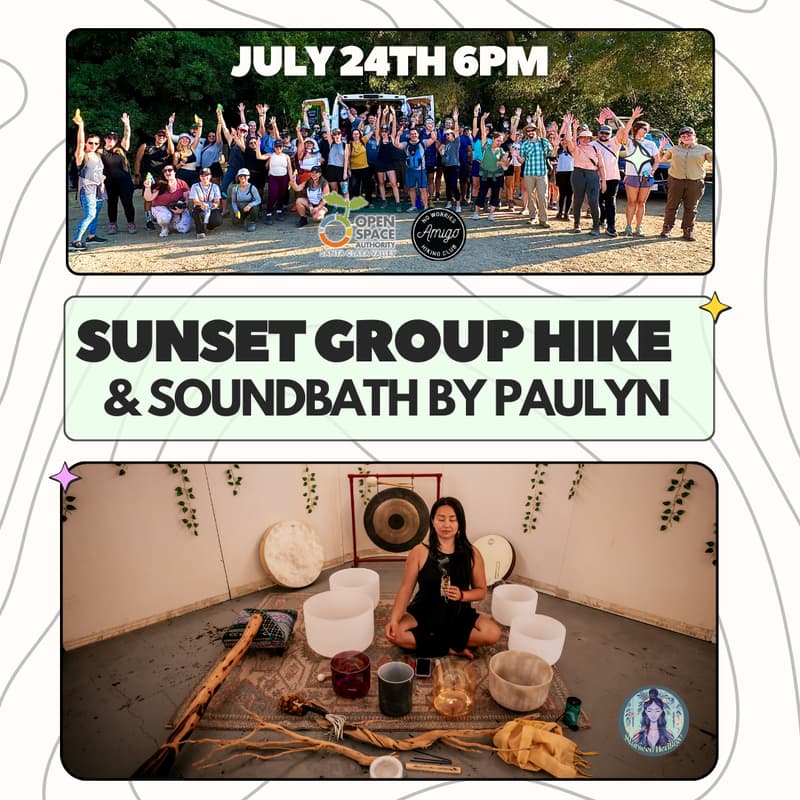 Cover Image for Wellness Wednesday Sunset Hike & Sound Bath!