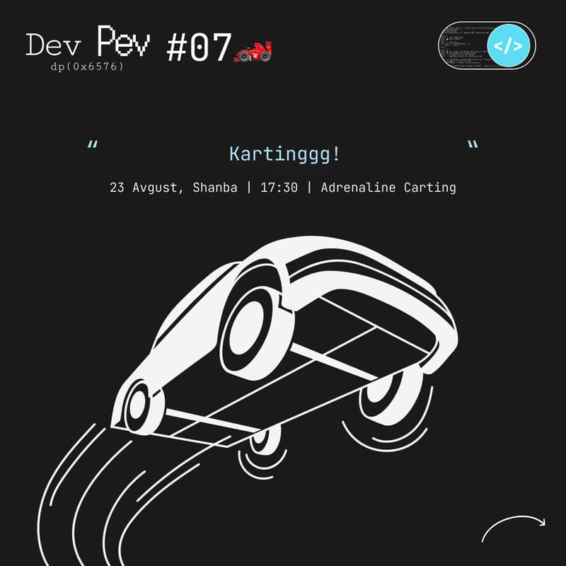 Cover Image for DevPev meetup #07🏎