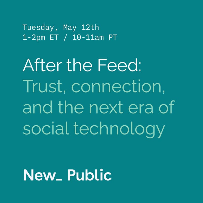 Cover Image for After the feed with Eli Pariser, Ben Smith, and Jasmine Sun