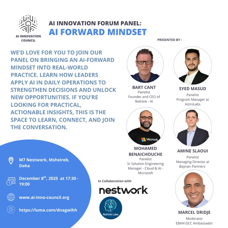 Cover Image for AI Forward Mindset (AI Innovation Forum)