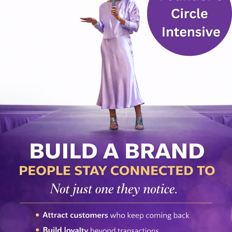 Cover Image for Build a Brand People Stay Connected To: A Founder's Circle Intensive