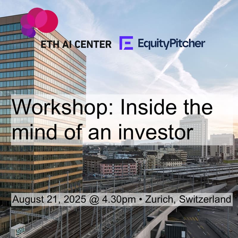 Cover Image for Inside the mind of an investor | EquityPitcher Ventures x ETH AI Center