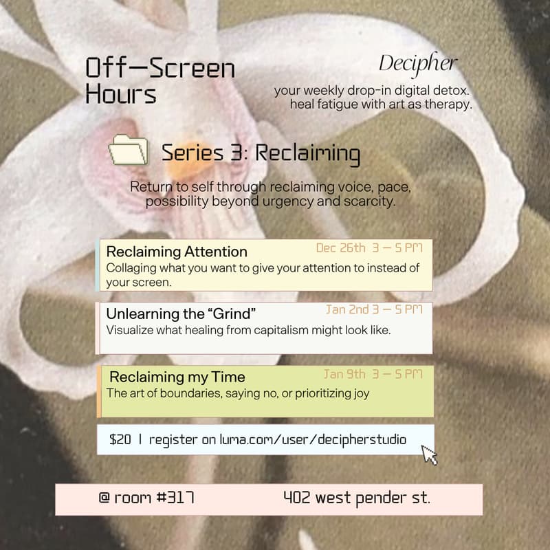 Cover Image for Off Screen Hours: Reclaiming my Time