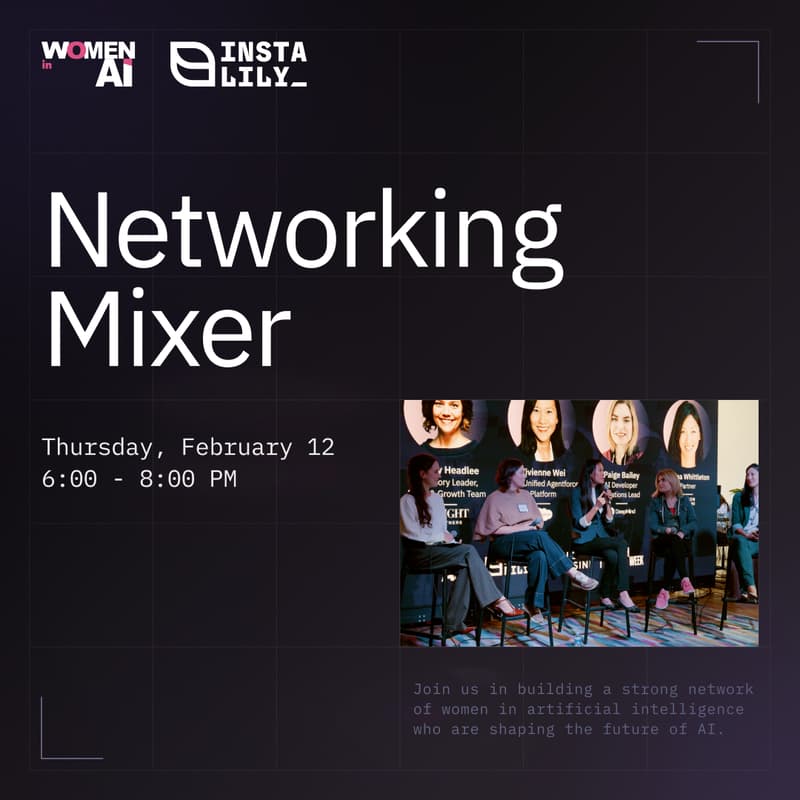Cover Image for Women in AI: Networking Mixer