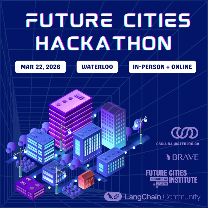Cover Image for 🏙️ FCI x LangChain: Building the Future Cities Hackathon (Hybrid)