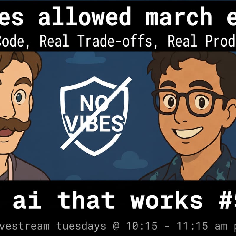 Cover Image for 🦄 ai that works: no vibes allowed march edition