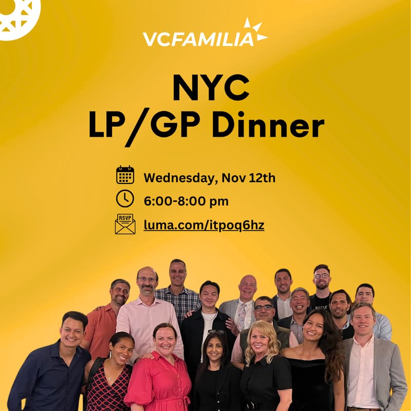 Cover Image for LP/GP Dinner NYC |  Nov 12th
