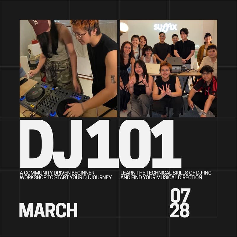 Cover Image for DJ101: Beginner-friendly DJ Workshop (MAR 28)