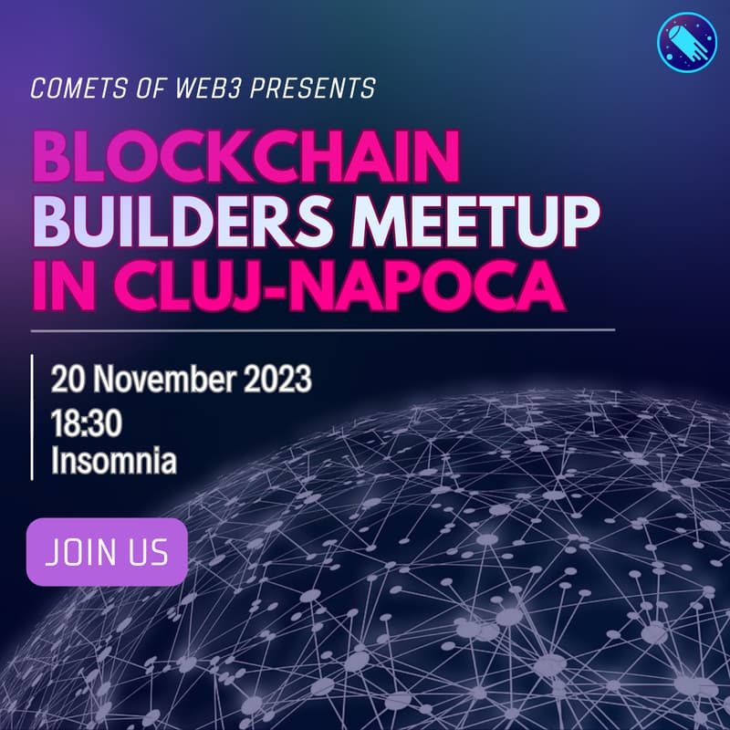 Cover Image for Blockchain Builders Meetup in Cluj-Napoca