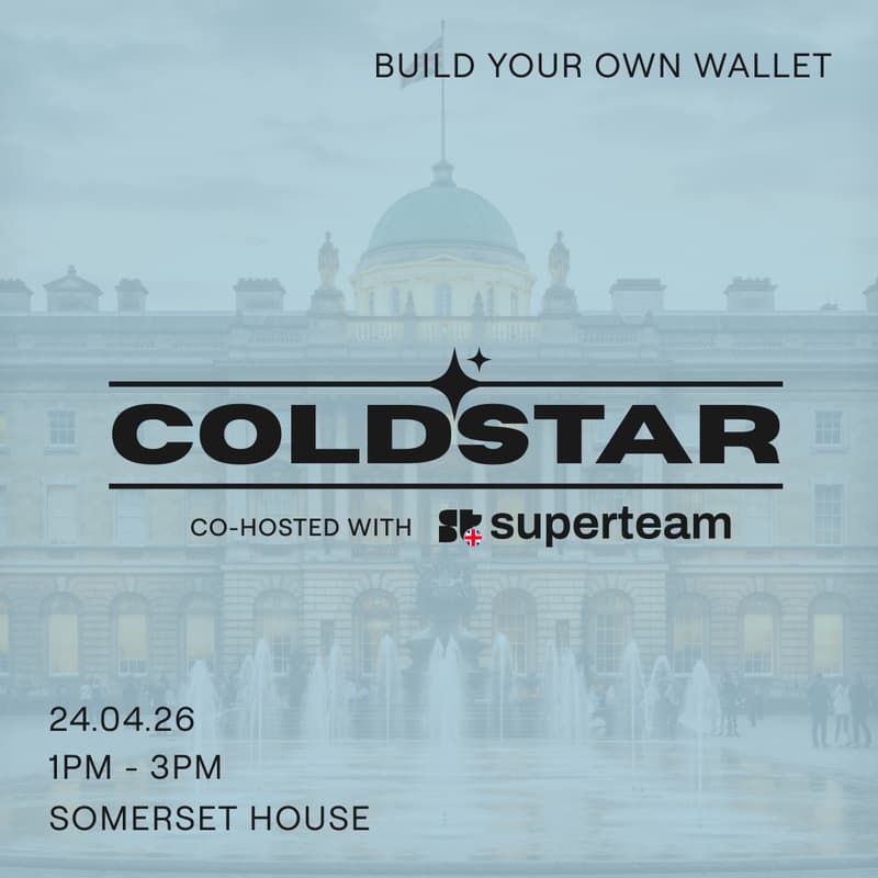 Cover Image for Build a Neobank from a USB - Somerset House Workshop Featuring ColdStar