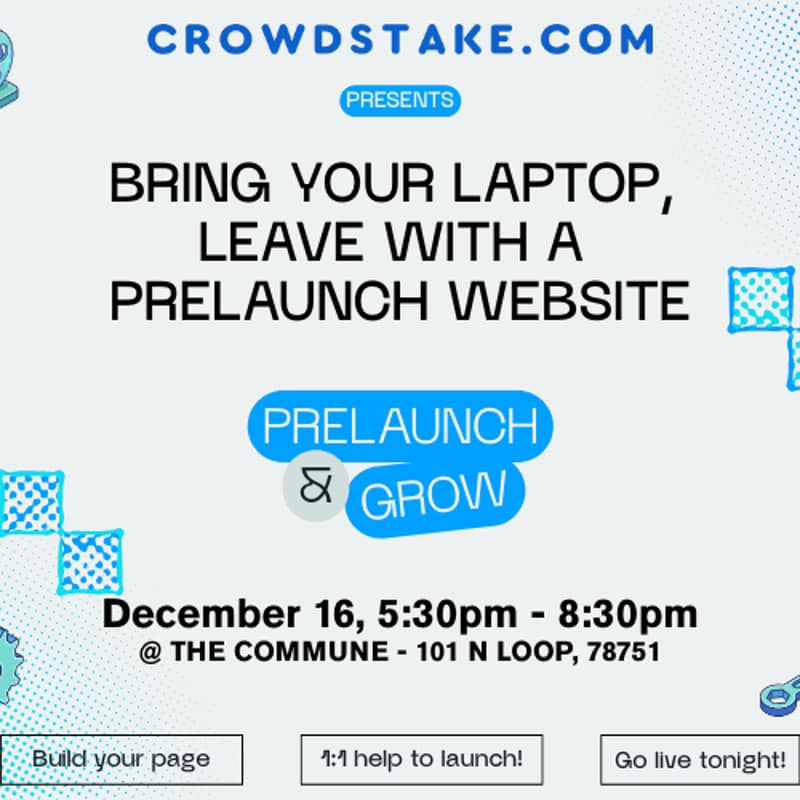 Cover Image for Launch Lab: Bring Your Laptop, Leave With a Prelaunch Website