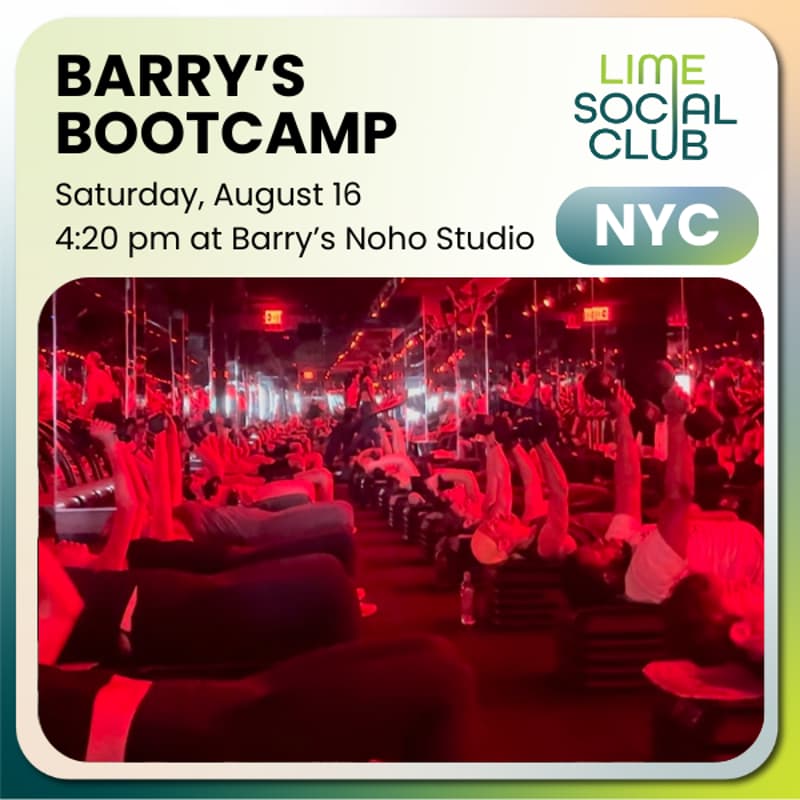 Cover Image for NYC: Barrys Bootcamp x Lime Social Club