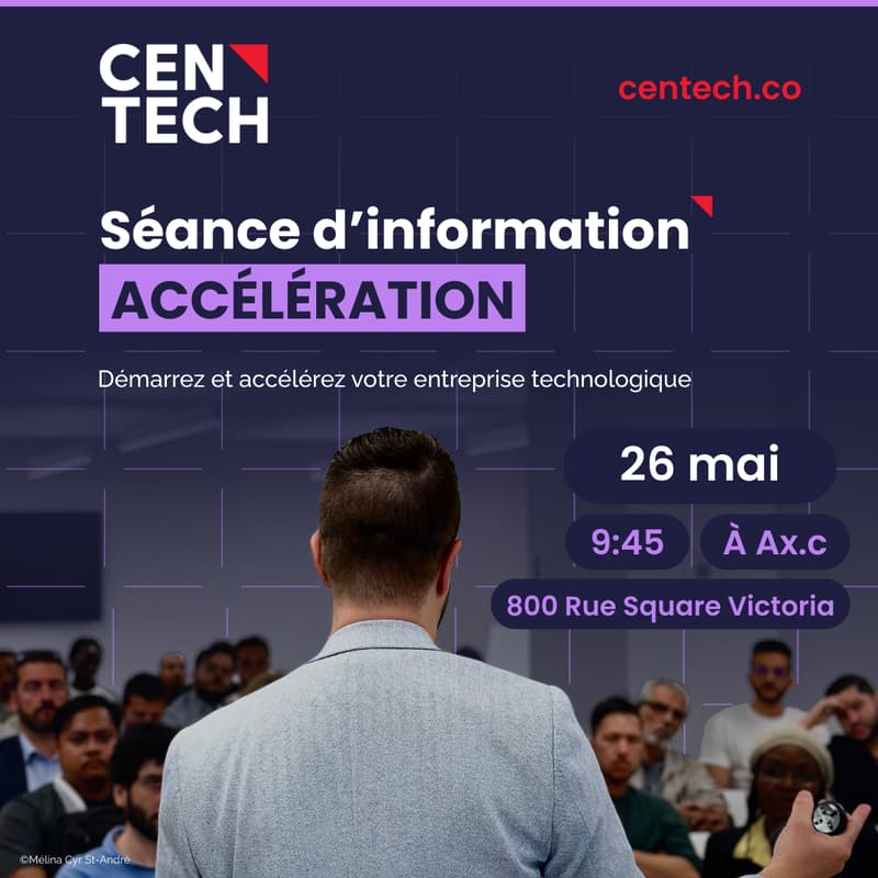 Cover Image for Séance d'information Accélération | PRÉSENTIEL