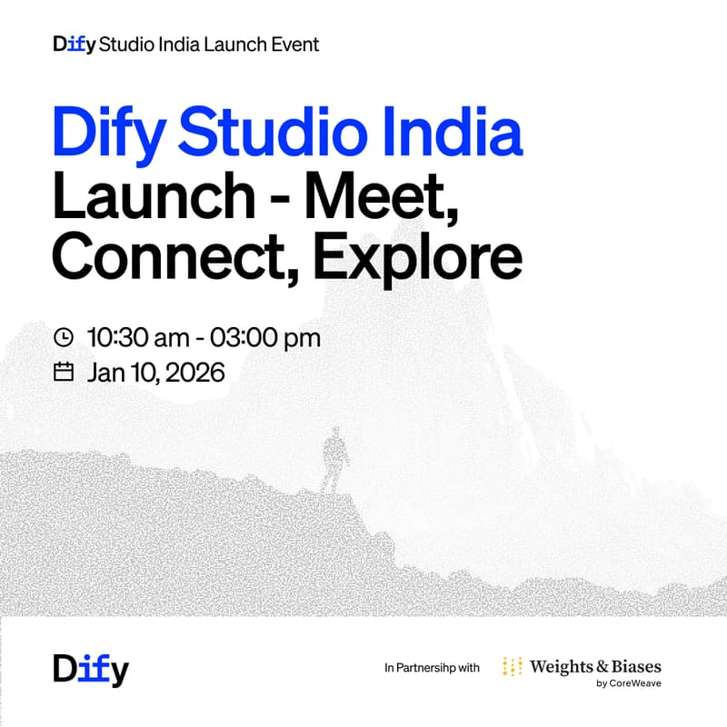 Cover Image for Dify Studio India Launch Meetup