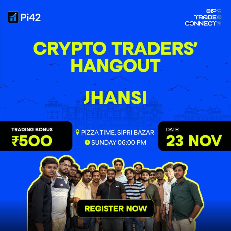 Cover Image for Pi42 Crypto Tradersβ Hangout - Jhansi