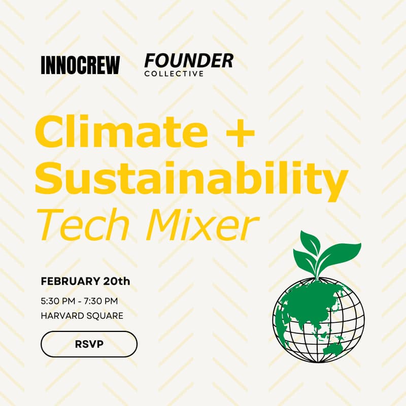 Cover Image for Climate + Sustainability Tech Mixer