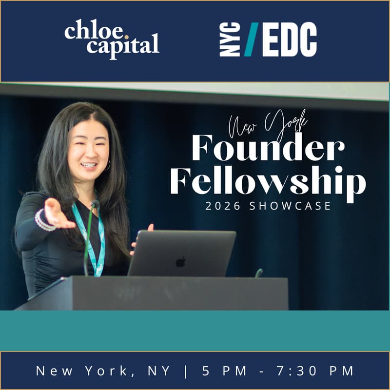 Cover Image for 2026 Chloe Capital Founder Fellowship Showcase