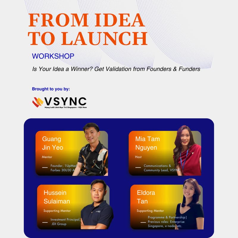Cover Image for From Idea to Launch Workshop