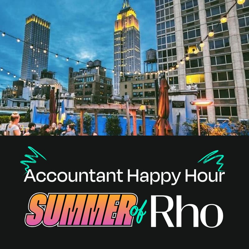 Cover Image for Summer of Rho Accountant Happy Hour