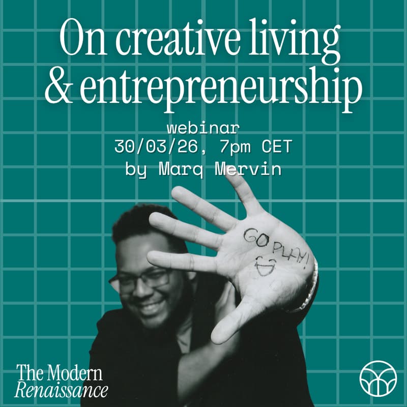 Cover Image for On creative living and entrepreneurship
