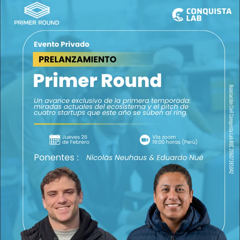 Cover Image for Prelanzamiento Primer Round