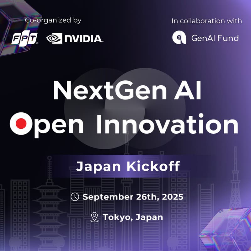 Cover Image for NextGen AI Open Innovation Japan Kickoff