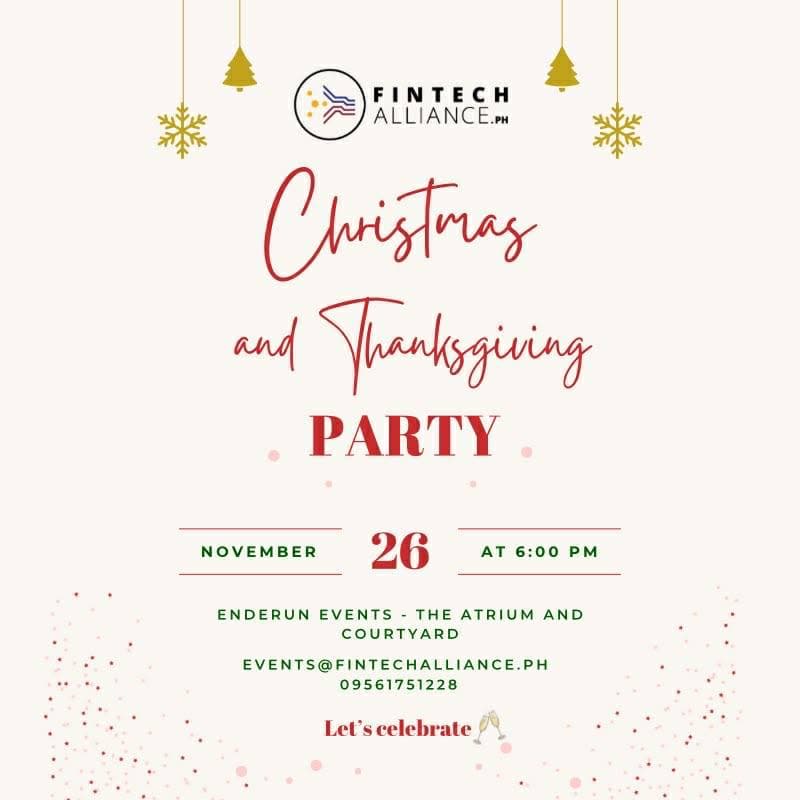 Cover Image for FinTech Alliance.Ph Christmas and Thanksgiving Party