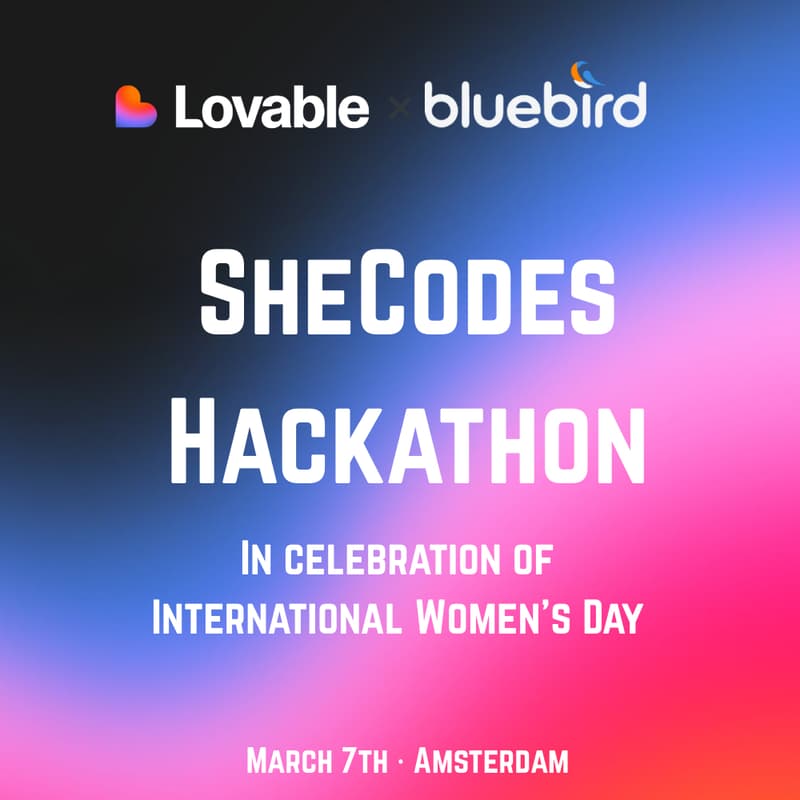 Cover Image for Build, Ship, Celebrate: International Women's Day Hackathon powered by Lovable