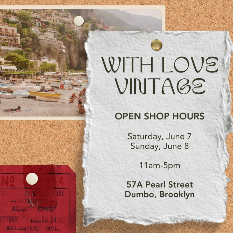 Cover Image for With Love Vintage Open Shop Hours