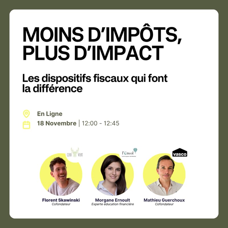 Cover Image for Moins d’impôts, plus d’impact