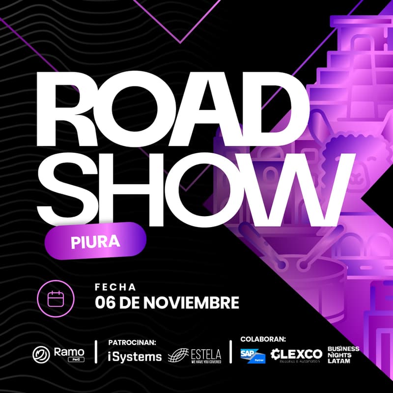 Cover Image for PIURA | Roadshow Tecnológico RAMO Perú – SAP + IA + Robótica: El futuro de la industria peruana
