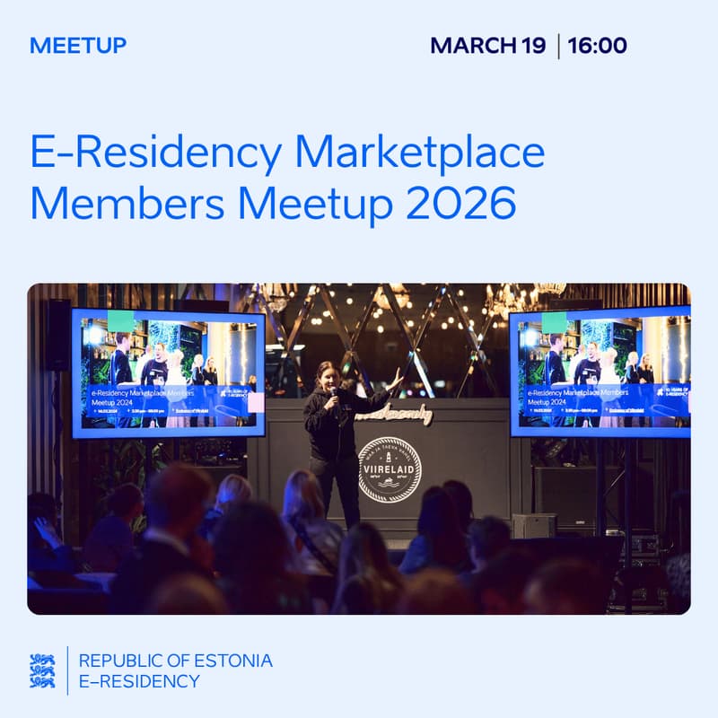 Cover Image for E-Residency Marketplace Members Meetup 2026
