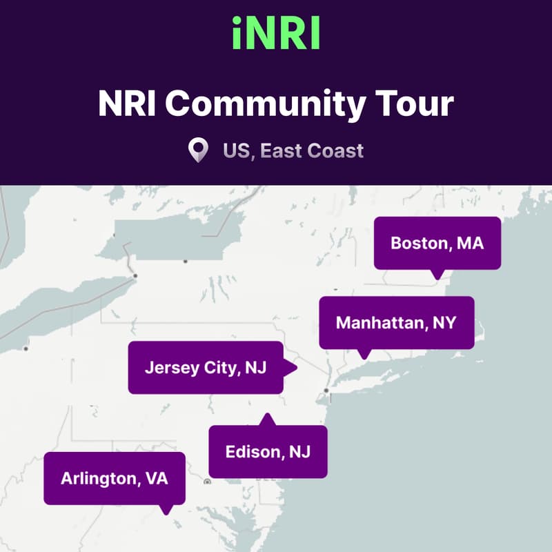 Cover Image for NRI Community Tour - Jersey City, NJ