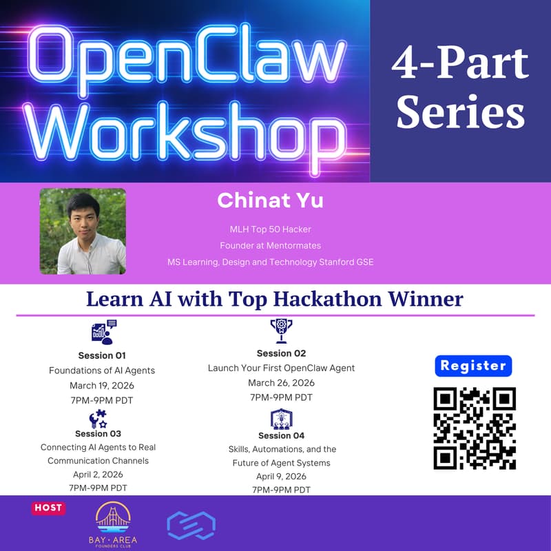 Cover Image for Build Your First OpenClaw AI Agent with a Stanford Mentor - Let AI Work for You 24/7