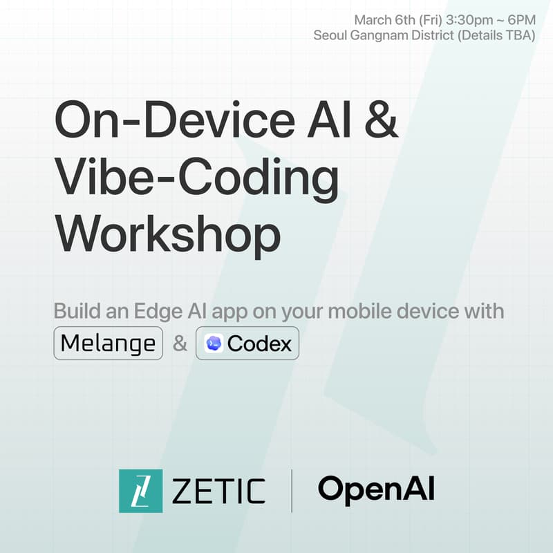 Cover Image for On-Device AI App Vibe Coding Workshop with Codex (ft. OpenAI)