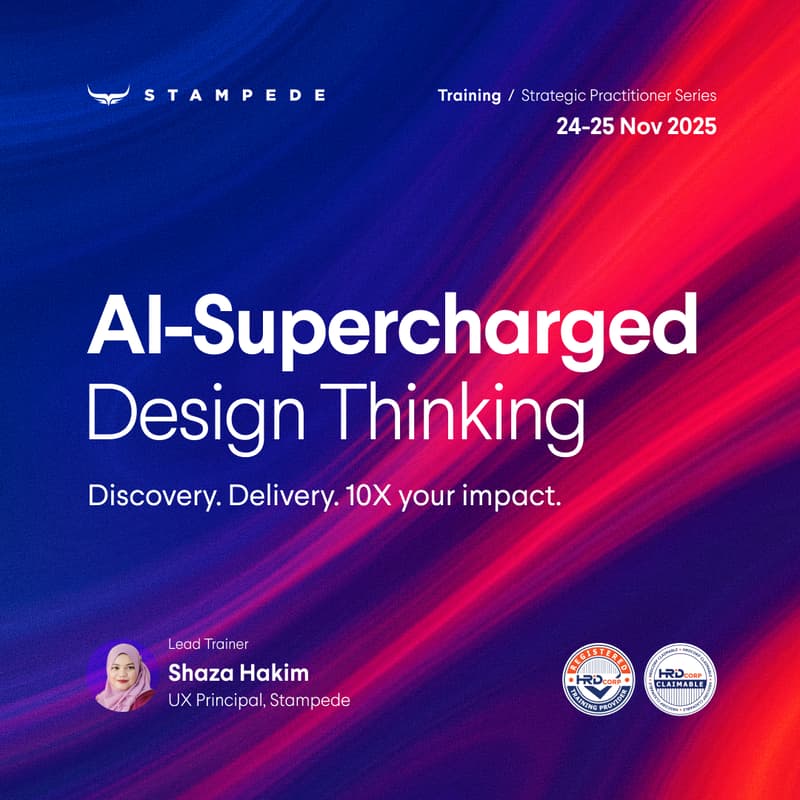 Cover Image for Training: AI-Supercharged Design Thinking by Shaza Hakim